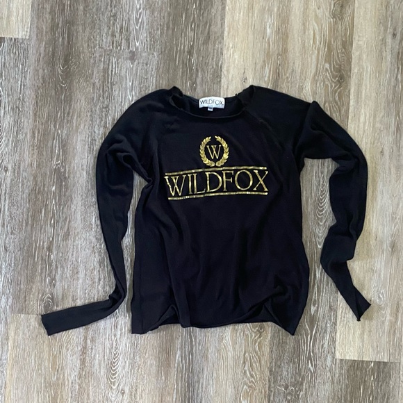 WILDFOX gold logo, long sleeve tee - Picture 11 of 12